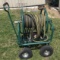 Hose reel lawn cart