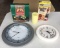 Group of 5 Wall Clocks and more