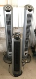 Group of three Lasko floor heaters