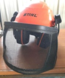 Stihl safety helmet with face guard