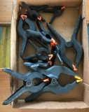 Group of plastic spring clamps