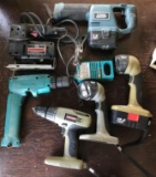 Group of cordless tools