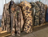 Group of 4 Camouflage Hunting Coats and Shirts