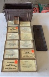 Group of 12 Boxes of .30 Cal. Ammunition with metal ammunition chest