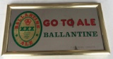 Ballantine Ale Mirrored Beer Sign