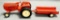 Vintage ERTL Allis Chalmers One-Ninety Tractor & Trailer.
