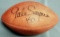Wilson Official NFL Football signed by Gale Sayers.