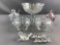 Group of Clear glass items