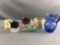 Group of souvenir and other glass items