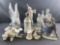 Group of 11 figurines and more