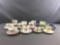 Group of 13 Vintage Cups and Saucers