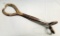 Large Primitive Ice Tongs.