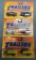 Lot of 3 Matchbox Trailers in original blister packs.