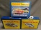 Lot of 3 Vintage Matchbox Carrying Cases 1966-1970.