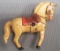 Vintage Key Wind Tin Horse Toy.