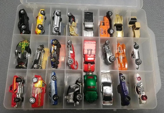 Diecast Vehicle Collector Case with 48 Vehicles.