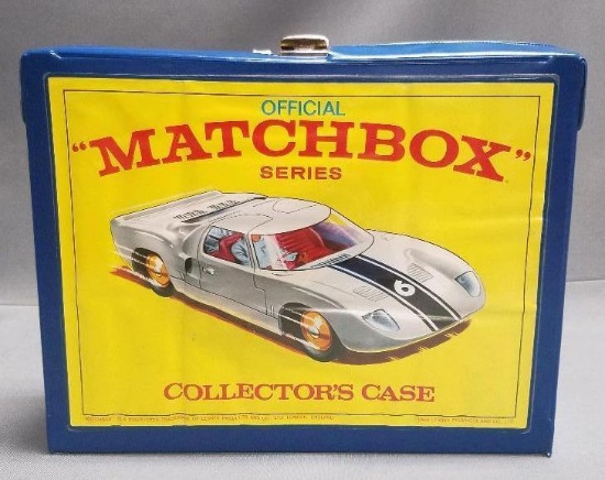 1968 Matchbox Collectors Carrying Case with 48 vehicles.
