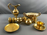 Group of Gold tone china and more