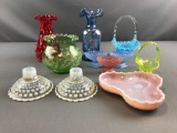 Group of Glass items