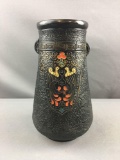 Vintage Handpainted Pottery Vase