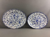 Group of 2 Burleichware Platters