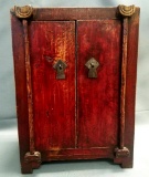 Small Primitive Table Top Chest.