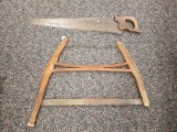 Lot of 2 Primitive Saws.