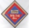 WW1 US Kelly Field Texas Bi-Plane Souvenir Felt Pillow Case