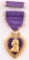 Early Sewn Brooch Named Purple Heart