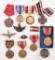 Group of US and Foreign Medals and Badges