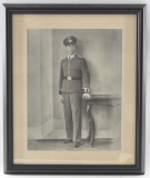 WW2 Framed Photograph of German Soldier in Parade Uniform