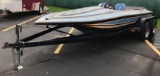 1986 16ft Mantra Tunnel Speed/Jet Boat with Trailer