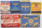 Group of 6 WW2 US Army Air Force Matchbooks