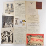 WW2 US Grouping of Documents and Photos of GI from Indiana
