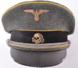 WW2 German SS Officers Visor Cap