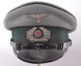 WW2 German Army EM Visor Hat for Pioneers