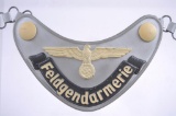 WW2 German Army Feldgendarmerie Gorget and Chain