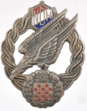 WW2 Croatian Paratrooper Badge
