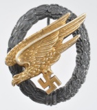 WW2 German Luftwaffe Paratrooper Fallschirmjager Jump Badge