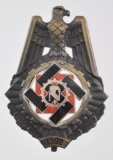 WW2 German TENO 1922 Technical Emergency Service Honor Badge.