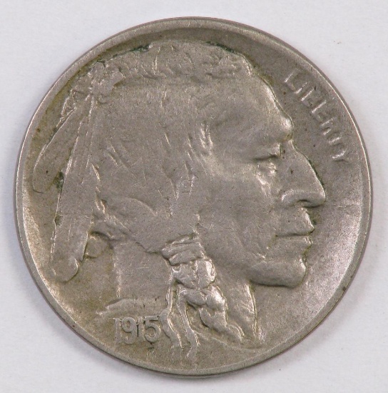 1915 D Buffalo Nickel.