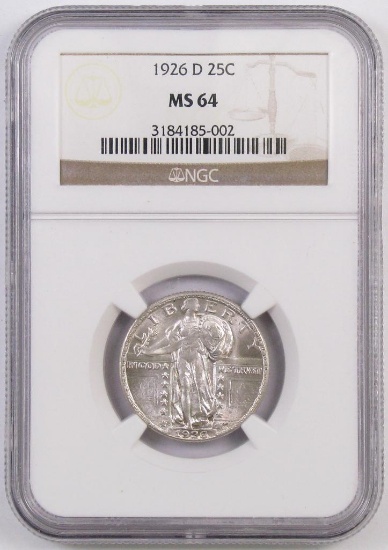 1926 D Standing Liberty Quarter (NGC) MS64.