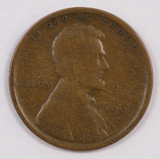 1909 S V.D.B. Lincoln Wheat Cent.