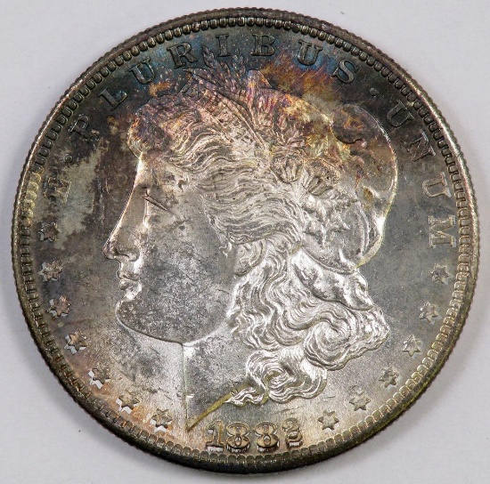 1882 S Morgan Silver Dollar.