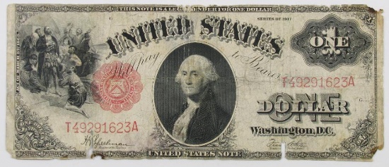 1917 $1 Legal Tender Note.