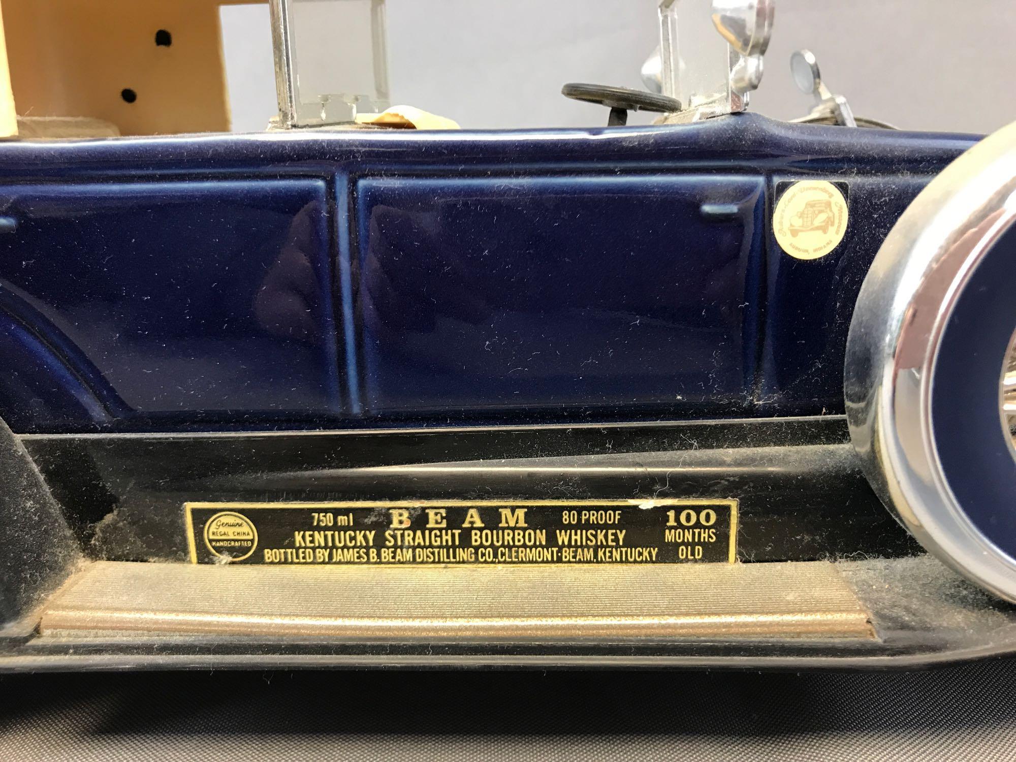 Jim Beam bourbon whiskey decanter 1934 Duesenberg | Proxibid