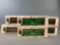 Group of 6 Atlas O gauge train cars