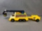 Fisher Price Power and Light truck and trailer