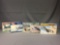 Group of 5 vintage airplane model kits in original boxes