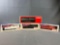 Group of 4 Lionel train cars in original boxes